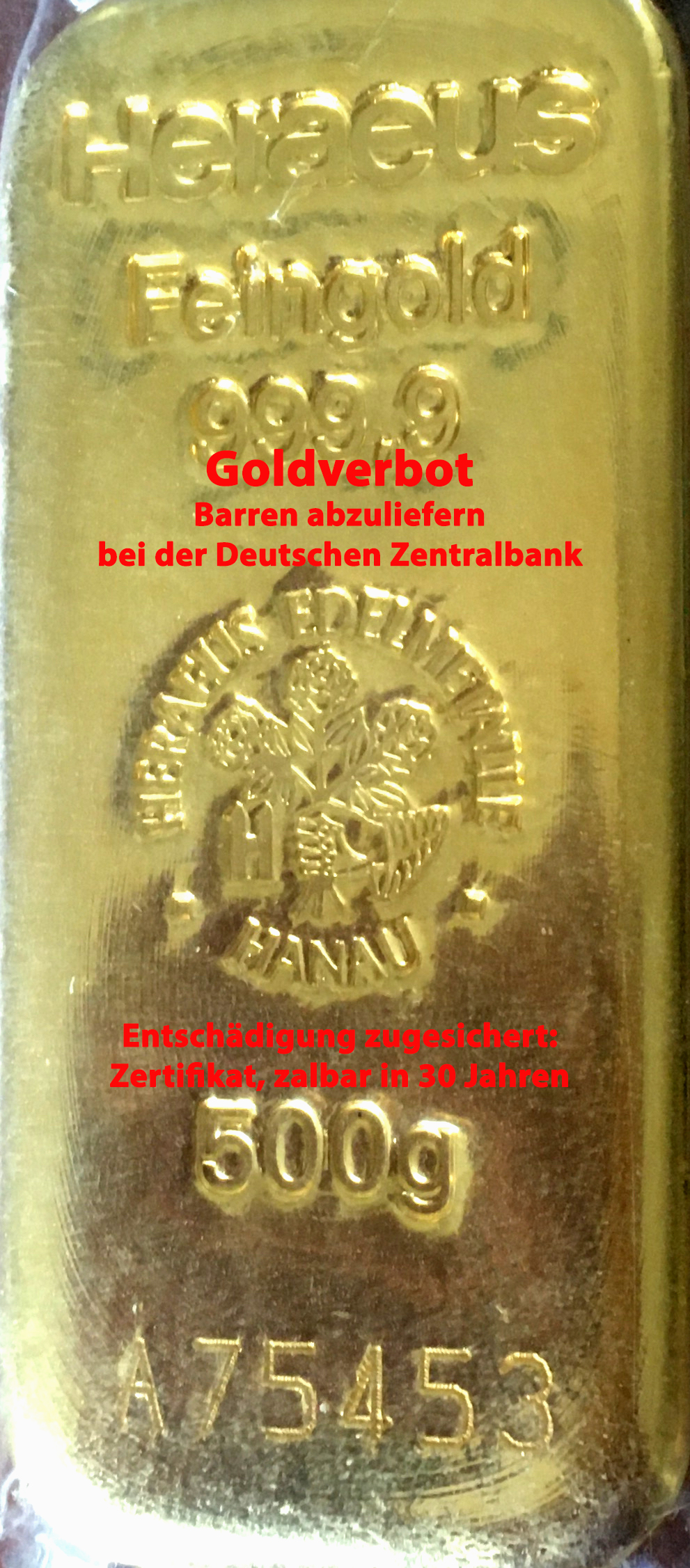 Goldverbot Goldverbot